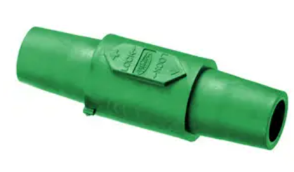 Hubbell (HBLDFGN) Cam-Lok Double Ended Female- Green