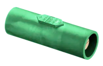 Hubbell (HBLDGN) Cam-Lok Double Ended Male- Green