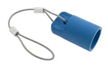 Hubbell (HBLFCAPBL) Cam-Lok Protective Cap Female- Blue