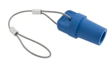 Hubbell (HBLMCAPBL) Cam-Lok Protective Cap Male- Blue