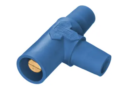 Hubbell (HBLTBL) Cam-Lok Tapping T (Female-Female-Male) Blue