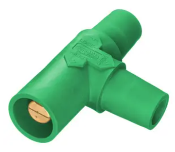 Hubbell (HBLTGN) Cam-Lok Tapping T (Female-Female-Male) Green