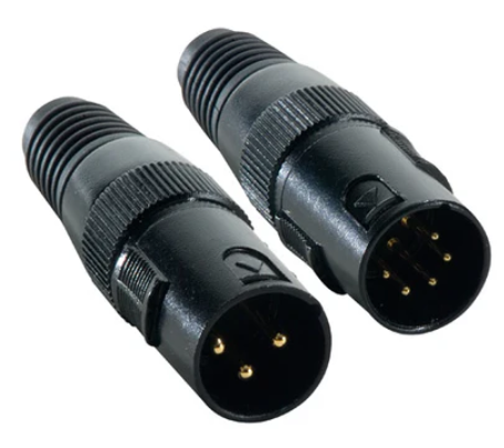Accu-Cable (DMX T Pack) 3pin and 5pin Terminator Set
