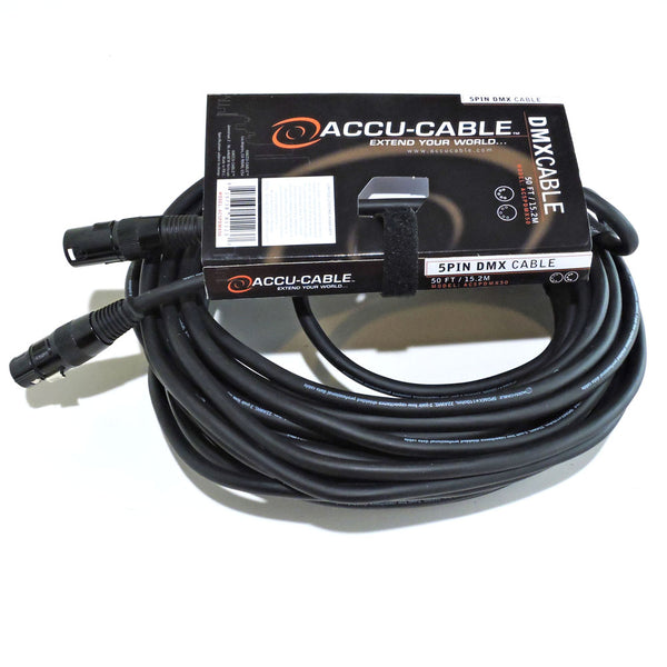 Accu-Cable DMX Cable 5 Pin (AC5PDMX50)