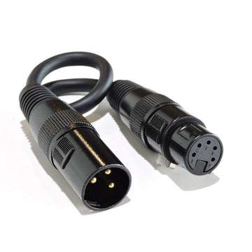 Accu-Cable XLR 3 Pin - 5 Pin XLR Turnaround (AC3PM5PFM)
