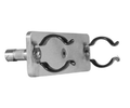 Modern Fluorescent T12 / Quasar / Astera holder w/5/8" pin and rubber clips