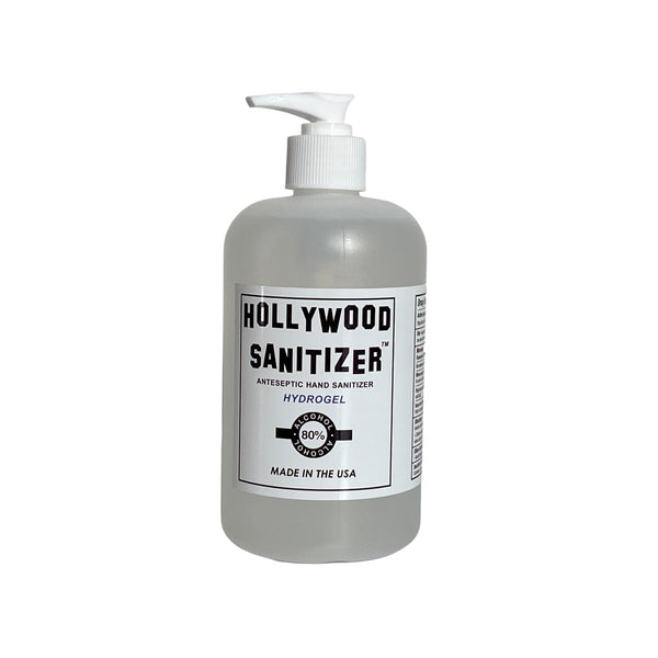Hollywood Hand Sanitizer Pump Bottle (Hydrogel with 80% Alcohol)