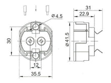 Mitronix K526D (G12) Socket