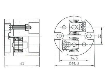 Mitronix (K546/12") G22 Socket