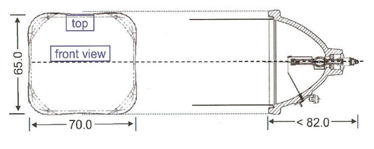 P-VIP 100-120/1.0 P22H - Bulb Only