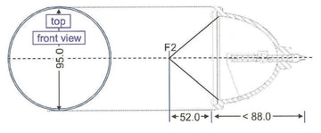 P-VIP 100-120/1.0 E23H Bulb Only