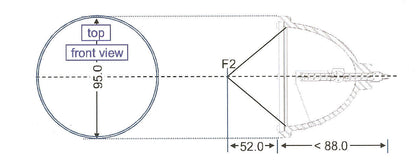 P-VIP 100-120/1.3 E23 - Bulb Only