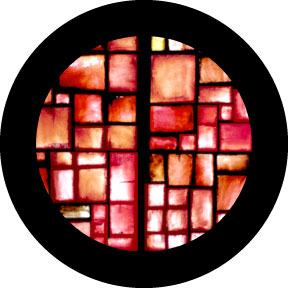 Rosco 86765 - Red Square (Multi Color) Glass Gobo