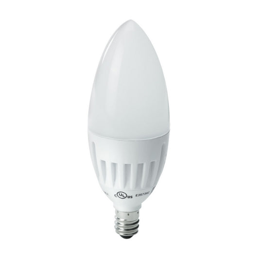 (Discontinued) Kobi (K8L6)6w LED Straight Tip Candle 2700K Candelabra Dimmable