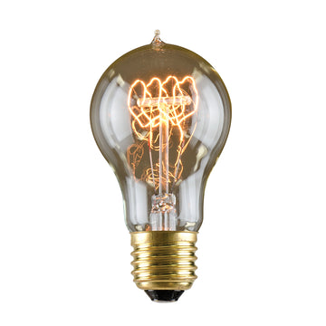 (DISCONTINUED) ADL (L5148) - 60W Antique A19 Quad Loop Filament Bulb
