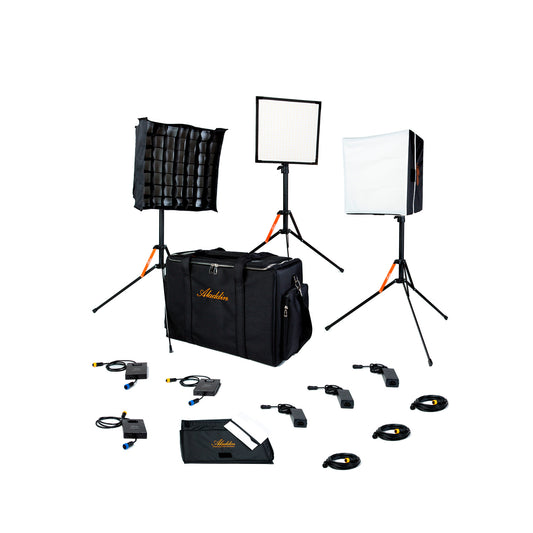 Aladdin Bi-Flex 1 - 3 light kit w/ case