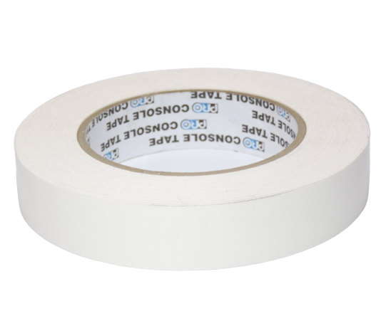 1" White Pro Console (Paper) Tape