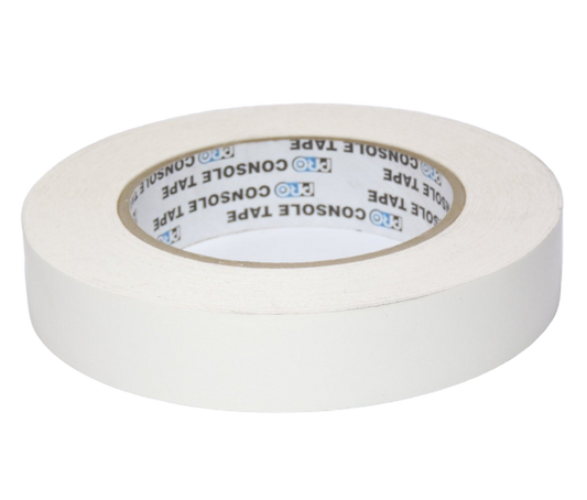 1" White Pro Console (Paper) Tape