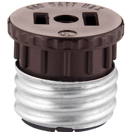 Cooper 758B - Socket to One Outlet Keyless