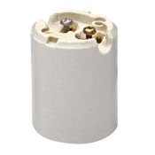 Leviton 8694 - White Glazed Porc. Lamp holder