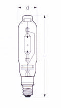 Radium (HRI-T 1000W/230/B/E40)