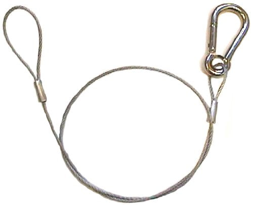 Safety Cable silver 1/8"  x 30"