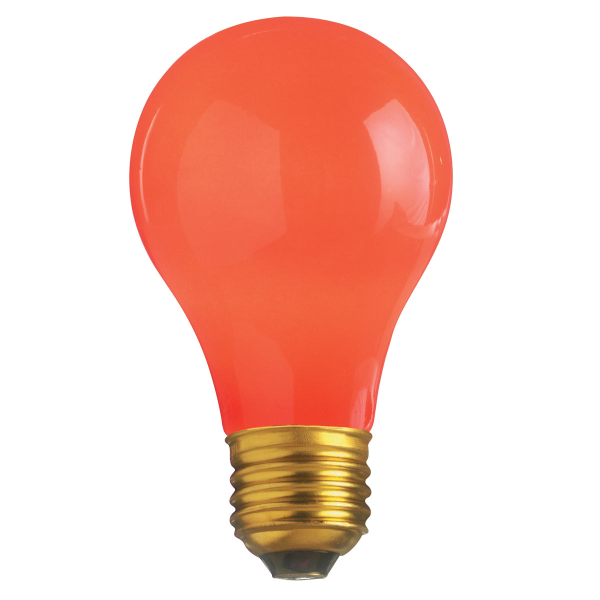 Satco S4984 (Discontinued) 60W Red Ceramic Household Bulb