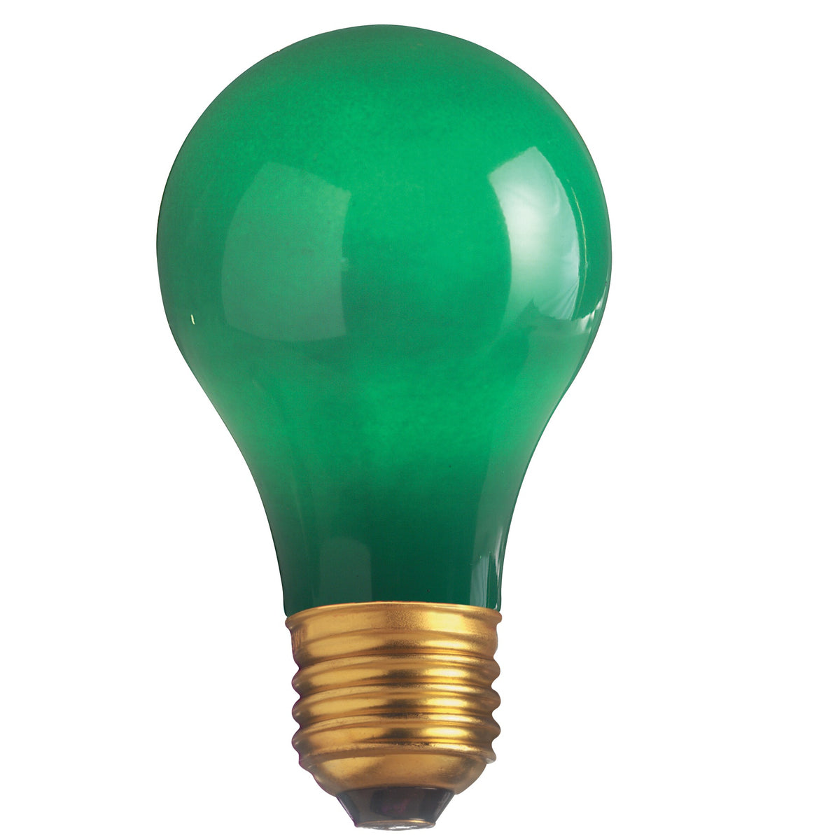 Satco S4986 (Discontinued)  60W Green Ceramic Household Bulb