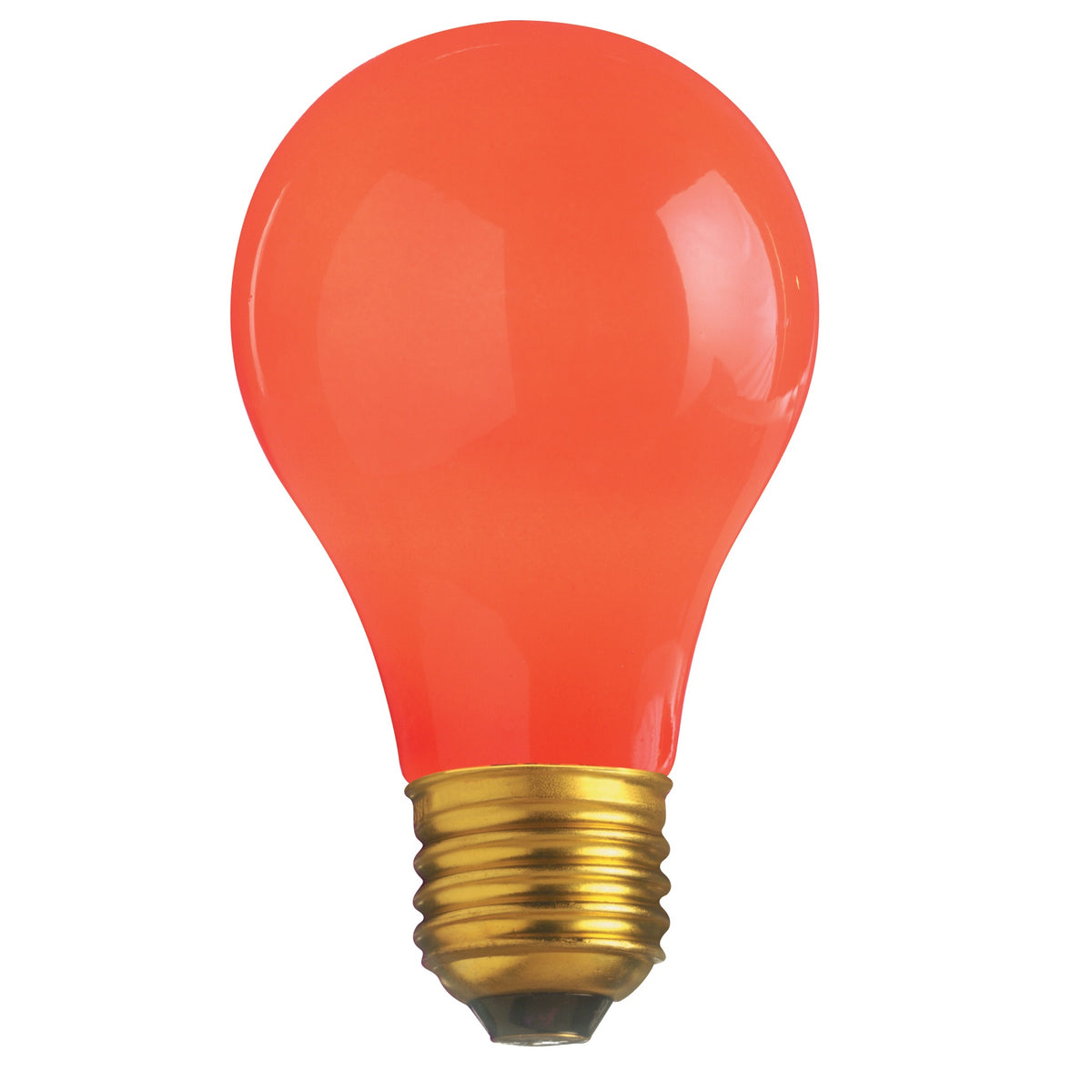 Satco S6090 - 25W Ceramic Red Household Bulb