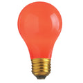 Satco S6090 - 25W Ceramic Red Household Bulb