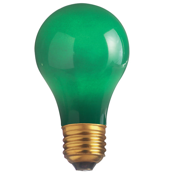 Satco S6091 - 25W Ceramic Green Household Bulb