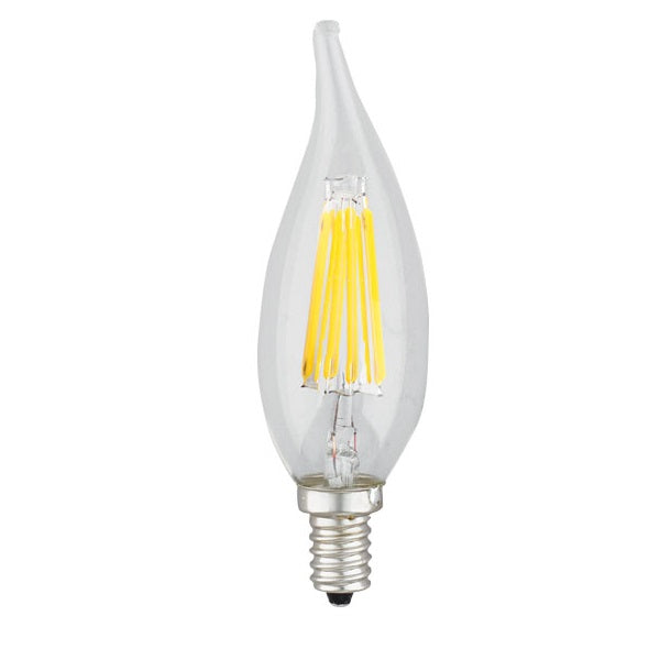 SpotLite 55003 - 6W LED - Flame Tip - E12 Candelabra Screw - Dimmable